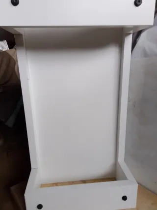 Mesa baja salón blanca