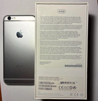 iPhone 6s 64 GB Gris Espacial