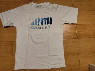 Camiseta Trapstar blanca bordada