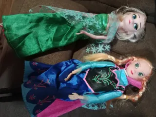 Muñecas Elsa y Anna Frozen