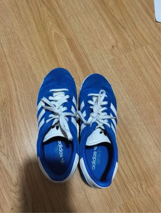 Adidas Gazelle Unisex Azul/Blanco