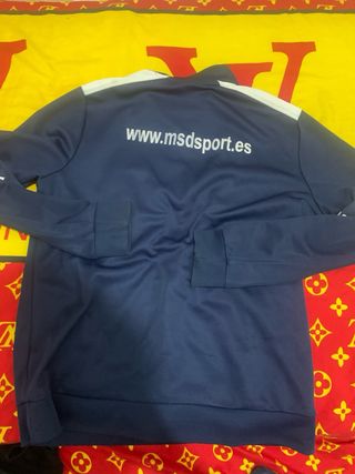 Sudadera Kappa Juventud Parla Azul/Blanco