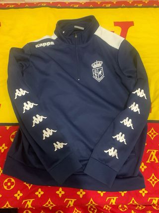 Sudadera Kappa Juventud Parla Azul/Blanco