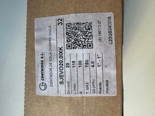 Contador Agua Conthidra SJ EVO DN20 Q3 4,0 m³