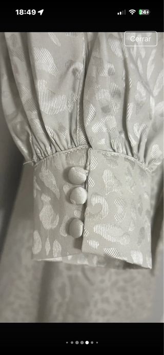 Vestido manga larga estampado