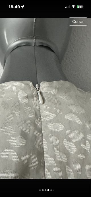 Vestido manga larga estampado