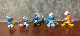 Figure PVC Puffi e Paperino Vintage anni '80