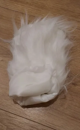 Calentadores de pierna pelo blanco