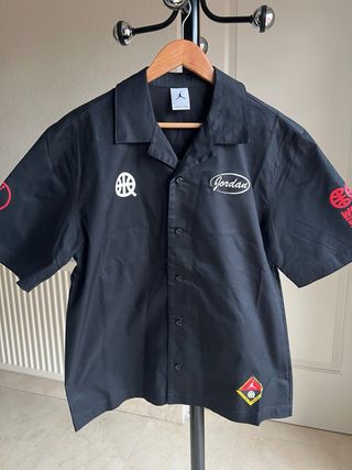 Camisa Nike Jordan Quai 54 Negra Manga Corta