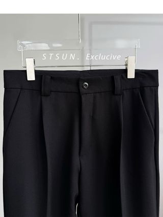 Pantalones negros de vestir