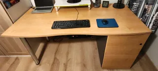 Mesa de trabajo 160x82 con cajonera