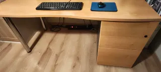 Mesa de trabajo 160x82 con cajonera