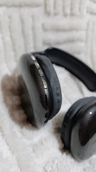 Cascos Bluetooth Negro y Plateado