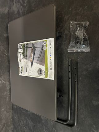 Mesa Balcón Plegable Aktive Gris