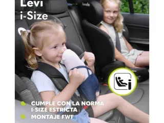 LIONELO LEVI I-SIZE Silla infantil de coche 76-150