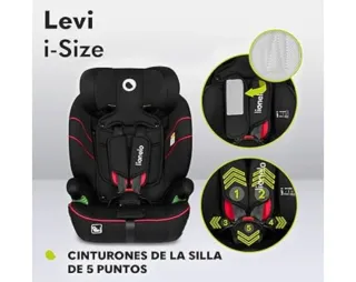 LIONELO LEVI I-SIZE Silla infantil de coche 76-150