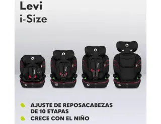 LIONELO LEVI I-SIZE Silla infantil de coche 76-150