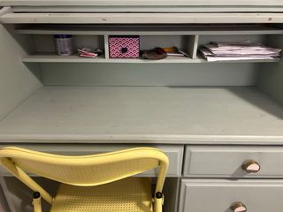 Escritorio Secreter Madera Verde Agua