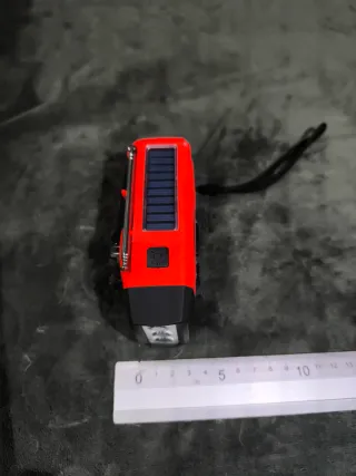 Radio Solar Manivela Power Bank Linterna