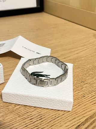 Pulsera Lacoste Plata