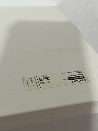 Repisas de pared Ikea blancas