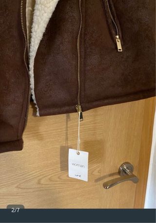 Chaleco borrego y piel vuelta