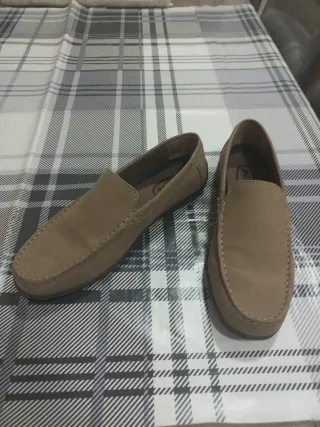 Zapatos de ante beige