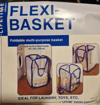 Cesto de roupa suja ou arrumação dobrável em Nylon