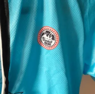 Maillot Ciclismo Talla S Azul Geométrico