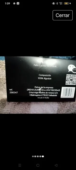 Lote 3 trapos cocina algodón nuevos