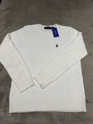 Jersey Polo Ralph Lauren Blanco Mujer