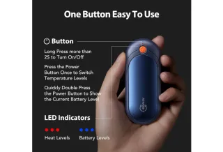 Calentador de Manos J-BRAUV Recargable