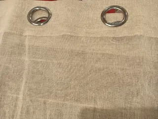 Cortina beige para salón o dormitorio