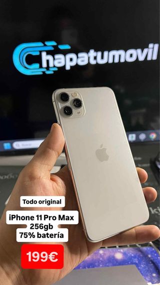 iPhone 11 Pro Max 256GB Plata - 75% Batería