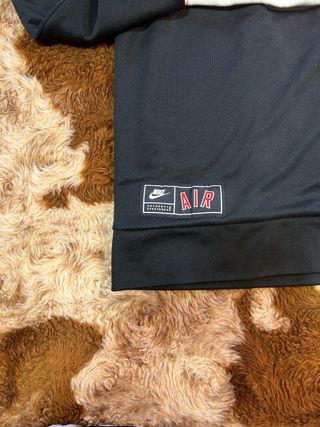 Sudadera Nike Media Cremallera Roja y Negra