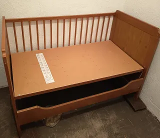 Cuna colecho Ikea roble