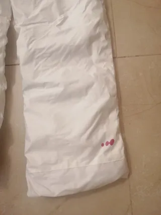 Pantalón de nieve blanco niño 10 años