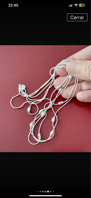 Collar Plata 925 con Ovalos