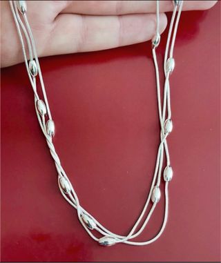 Collar Plata 925 con Ovalos