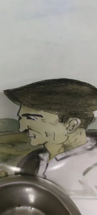 2 Cuadros Antiguos Vascos Hombre y Mujer