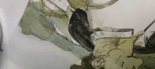 2 Cuadros Antiguos Vascos Hombre y Mujer