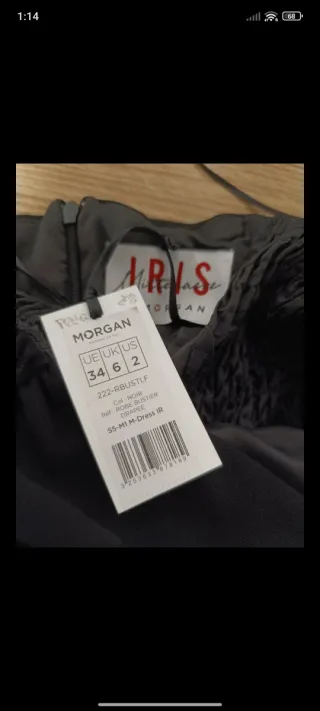 Vestido negro Morgan sin mangas