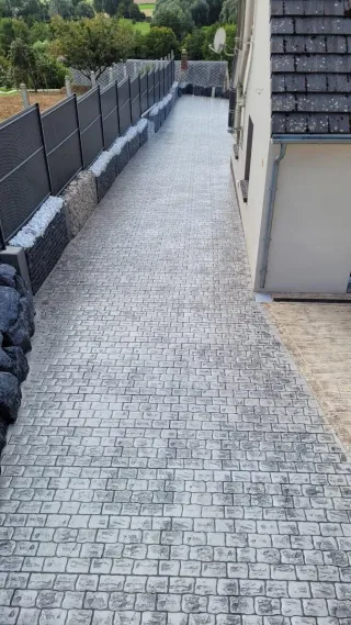 Pavimento de hormigón impreso