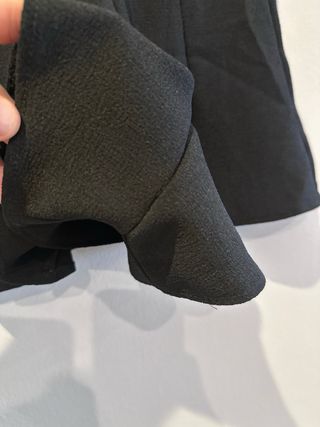 Falda pantalón negra talla S