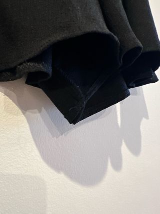 Falda pantalón negra talla S