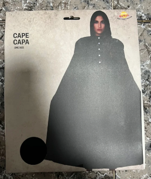 Capa Negra Talla Única Guirca
