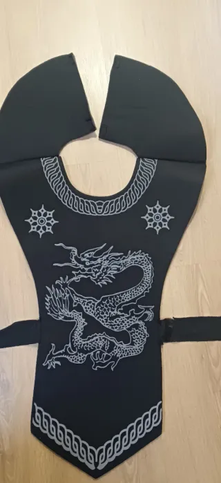 Disfraz Ninja Dragón Negro Talla 11-13 años