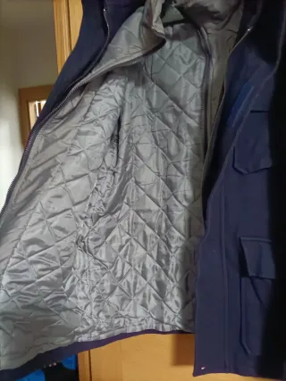 Chaqueta Tommy Hilfiger Doble Capa Azul Marino XXL