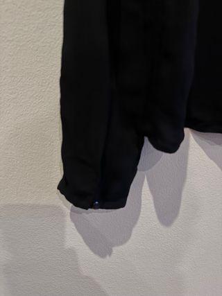 Blusa Zara Woman Negra Talla M