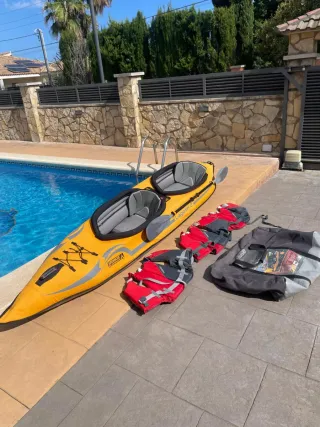 Kayak hinchable Decathlon Lagoon 2